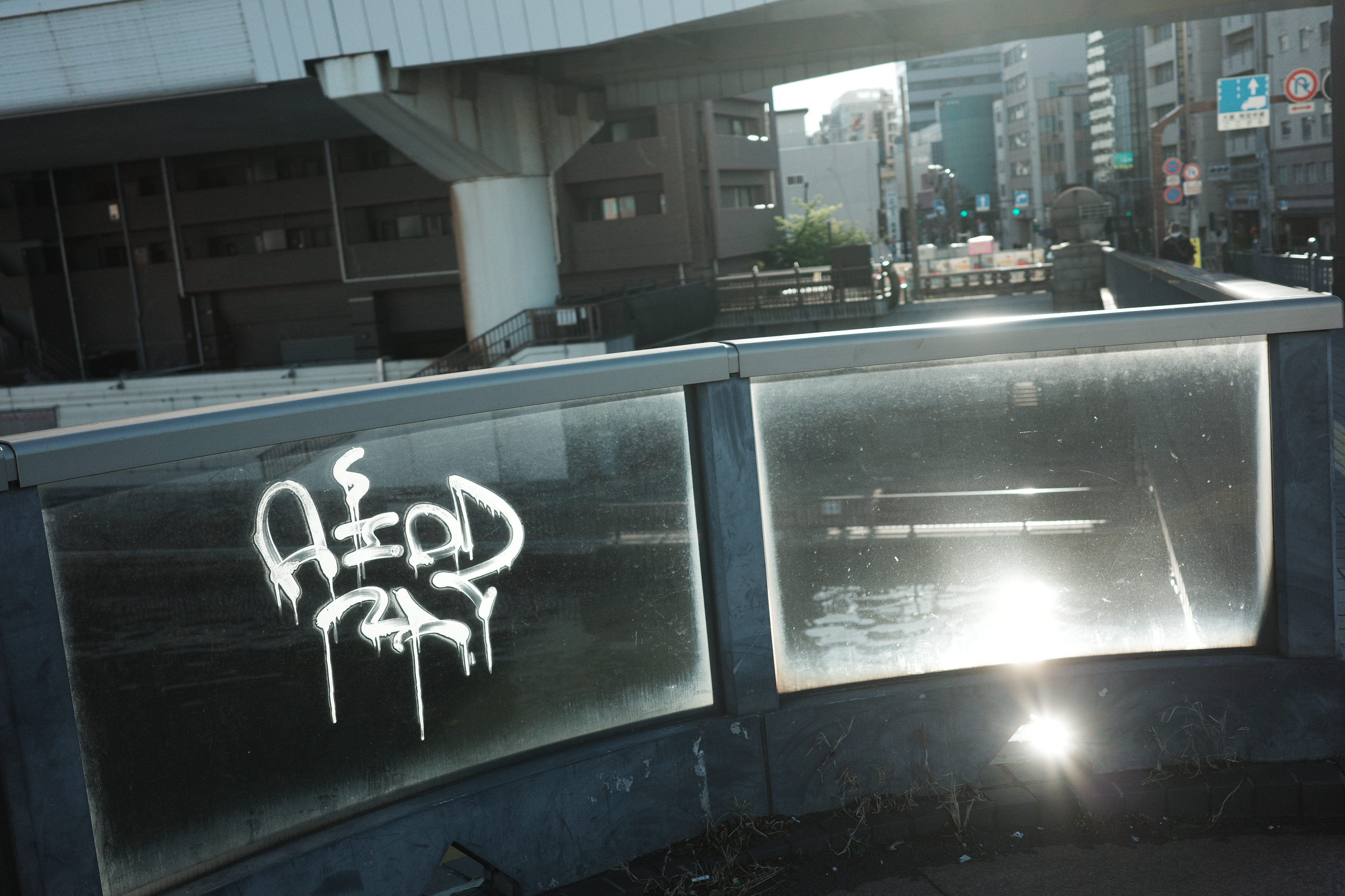 橋の上の謎の踊り場